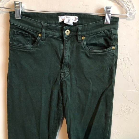 L.O.G.G Forest Green Skinny Jeans - Picture 2 of 10